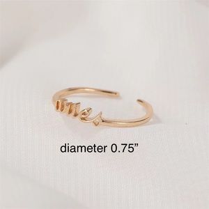 ♈️ Aries Zodiac Ring | Gold | Adjustable